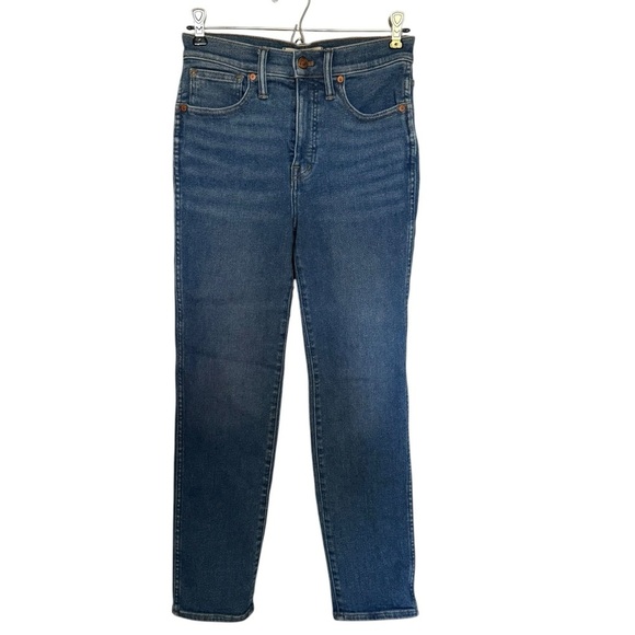 Madewell Stovepipe High Rise Denim Jeans - Picture 3 of 8